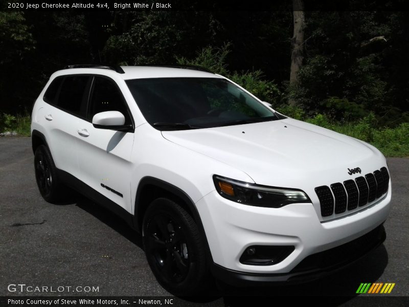 Bright White / Black 2020 Jeep Cherokee Altitude 4x4