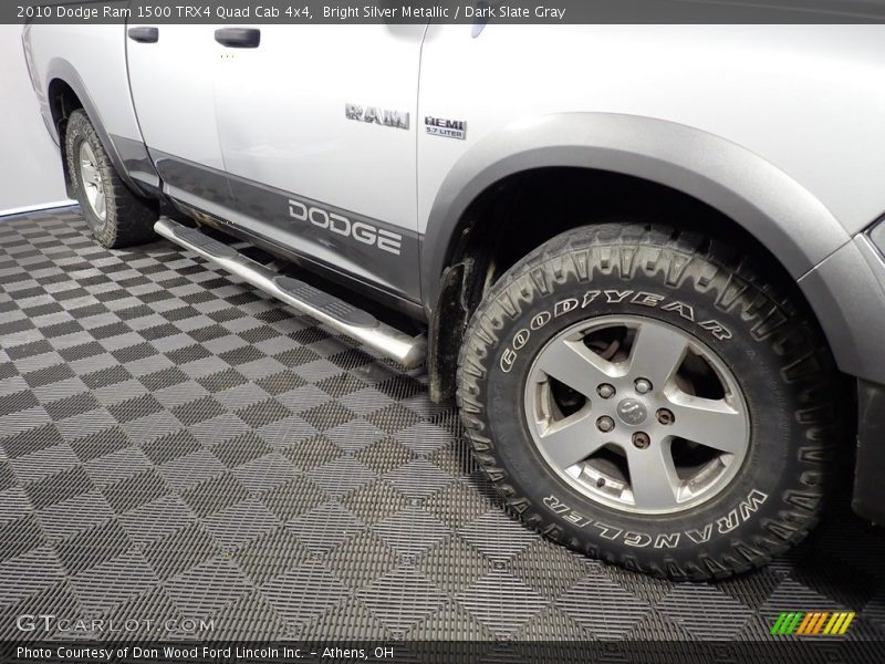 Bright Silver Metallic / Dark Slate Gray 2010 Dodge Ram 1500 TRX4 Quad Cab 4x4