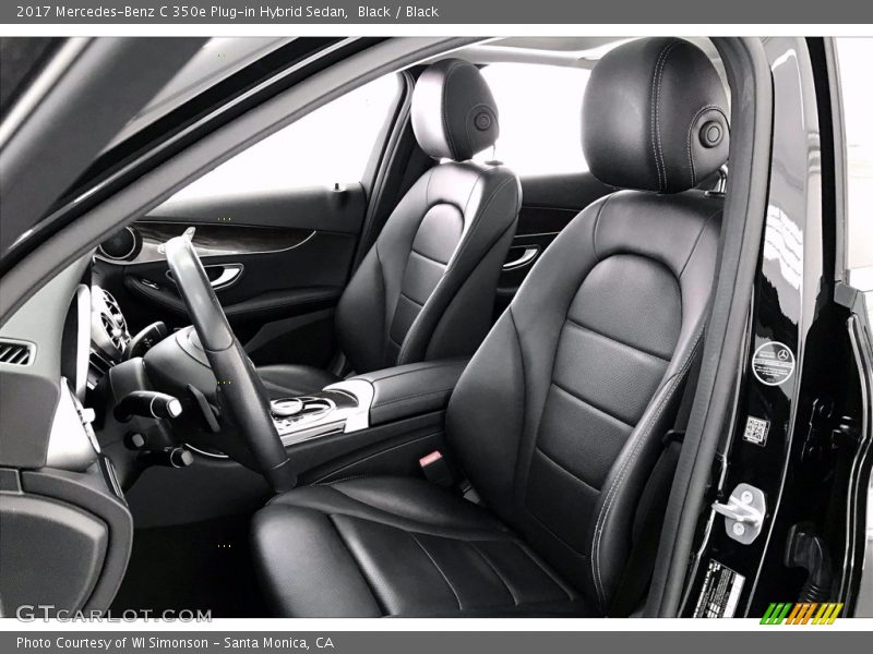 Black / Black 2017 Mercedes-Benz C 350e Plug-in Hybrid Sedan