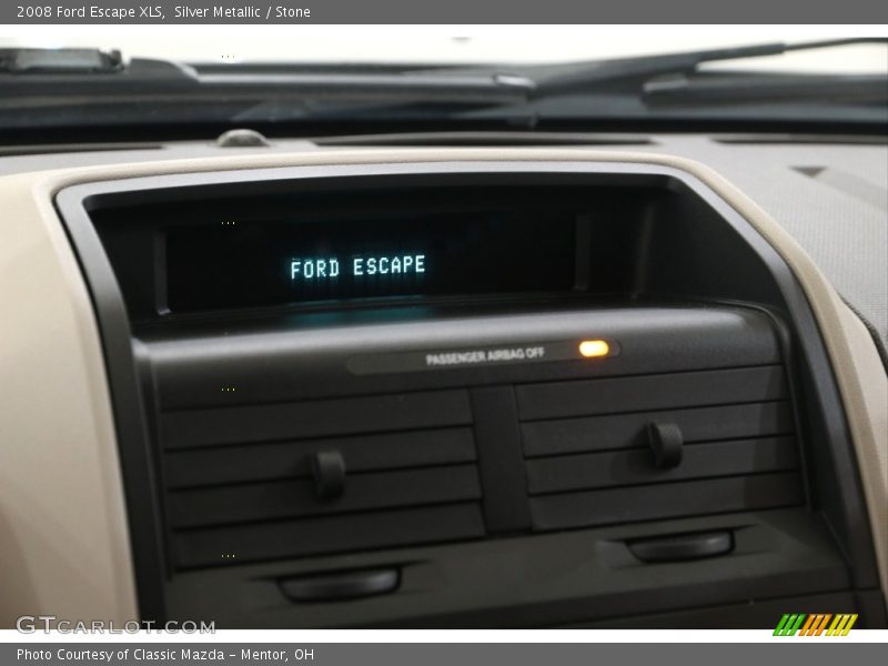 Silver Metallic / Stone 2008 Ford Escape XLS
