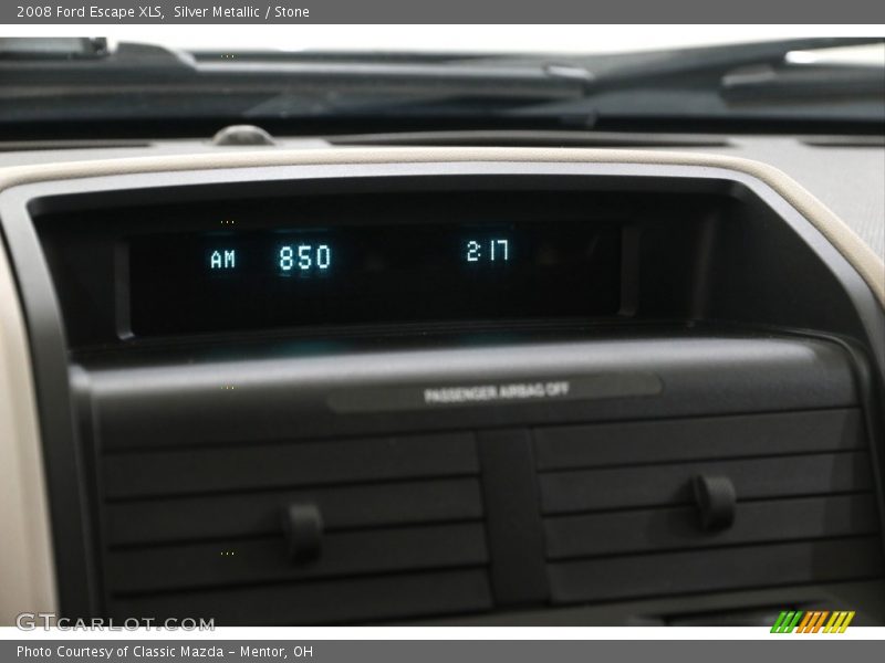 Silver Metallic / Stone 2008 Ford Escape XLS