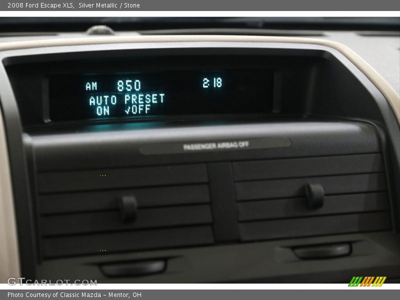 Silver Metallic / Stone 2008 Ford Escape XLS