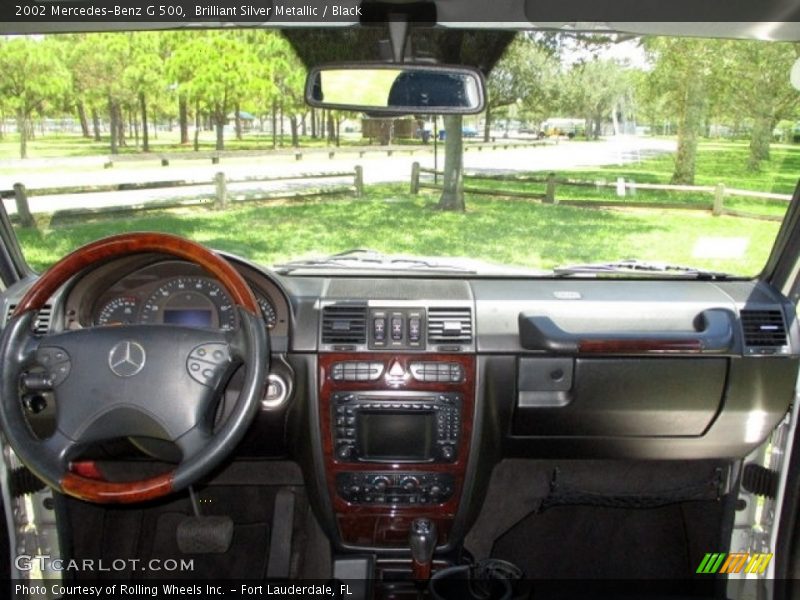 Brilliant Silver Metallic / Black 2002 Mercedes-Benz G 500