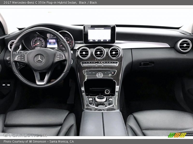 Black / Black 2017 Mercedes-Benz C 350e Plug-in Hybrid Sedan