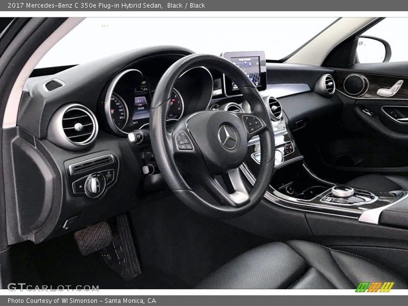 Black / Black 2017 Mercedes-Benz C 350e Plug-in Hybrid Sedan