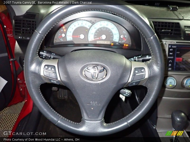 Barcelona Red Metallic / Dark Charcoal 2007 Toyota Camry SE