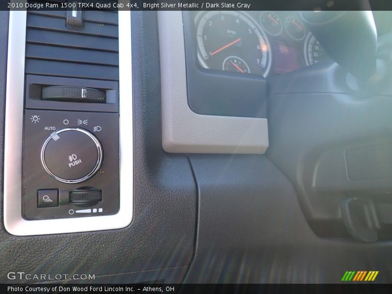 Bright Silver Metallic / Dark Slate Gray 2010 Dodge Ram 1500 TRX4 Quad Cab 4x4
