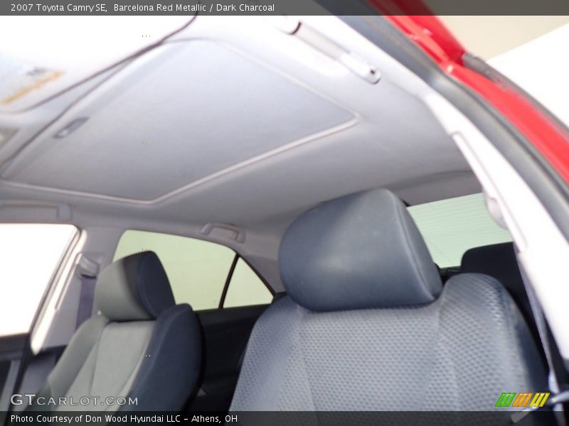 Barcelona Red Metallic / Dark Charcoal 2007 Toyota Camry SE