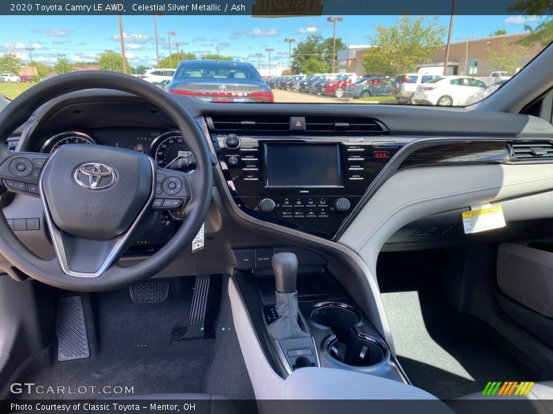 Celestial Silver Metallic / Ash 2020 Toyota Camry LE AWD