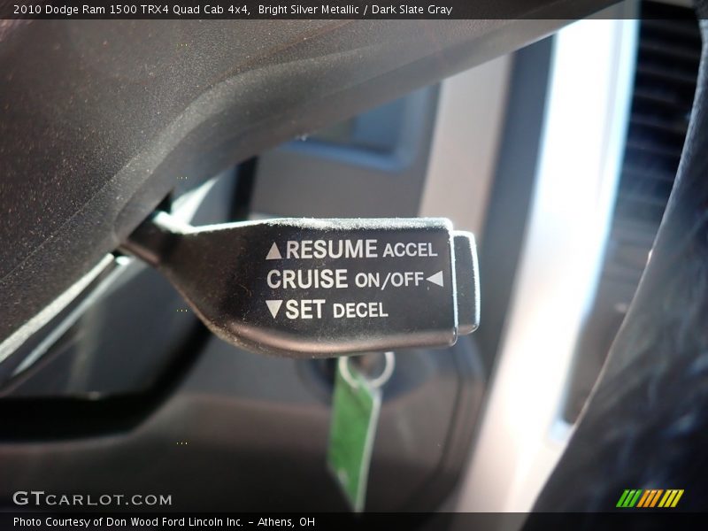 Bright Silver Metallic / Dark Slate Gray 2010 Dodge Ram 1500 TRX4 Quad Cab 4x4