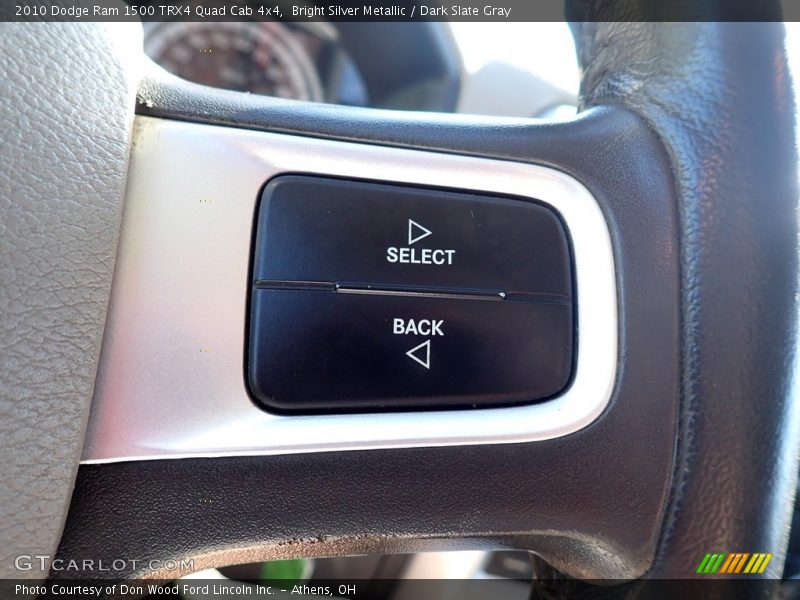 Bright Silver Metallic / Dark Slate Gray 2010 Dodge Ram 1500 TRX4 Quad Cab 4x4