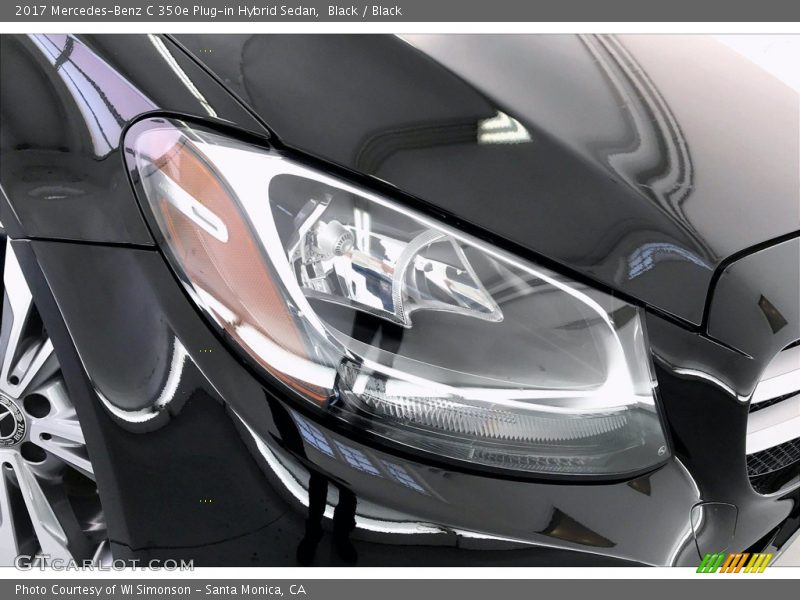 Black / Black 2017 Mercedes-Benz C 350e Plug-in Hybrid Sedan