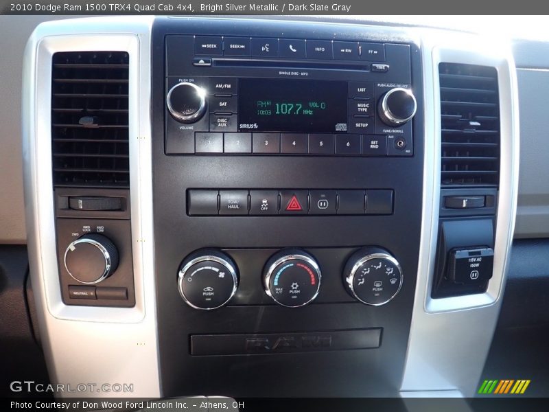 Bright Silver Metallic / Dark Slate Gray 2010 Dodge Ram 1500 TRX4 Quad Cab 4x4