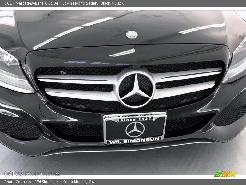 Black / Black 2017 Mercedes-Benz C 350e Plug-in Hybrid Sedan