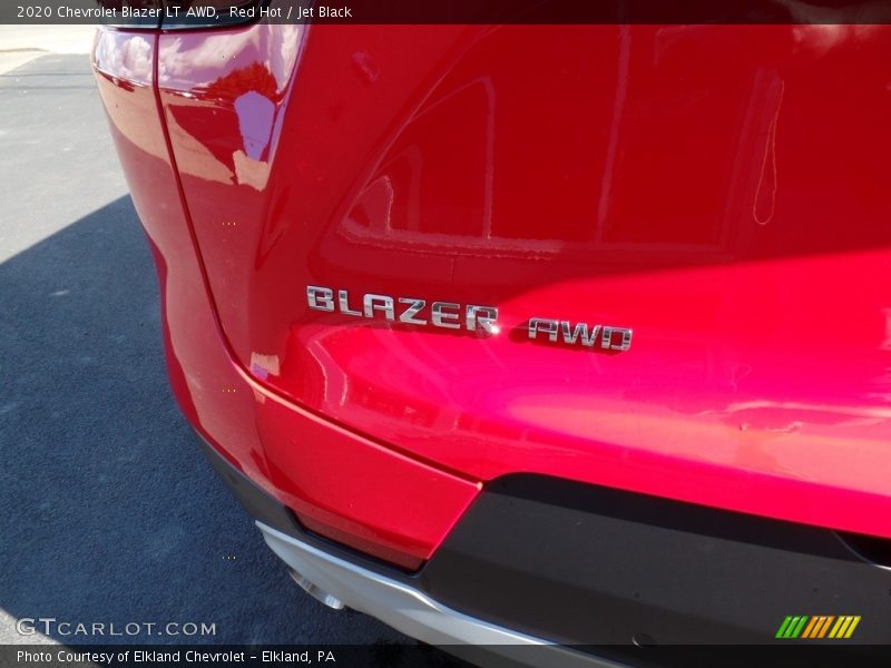 Red Hot / Jet Black 2020 Chevrolet Blazer LT AWD
