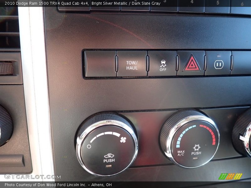 Bright Silver Metallic / Dark Slate Gray 2010 Dodge Ram 1500 TRX4 Quad Cab 4x4