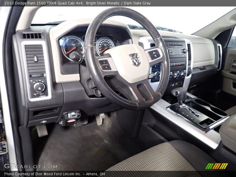 Bright Silver Metallic / Dark Slate Gray 2010 Dodge Ram 1500 TRX4 Quad Cab 4x4