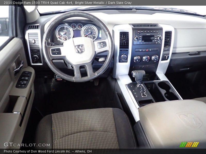 Bright Silver Metallic / Dark Slate Gray 2010 Dodge Ram 1500 TRX4 Quad Cab 4x4