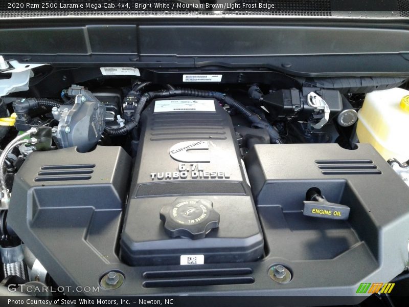  2020 2500 Laramie Mega Cab 4x4 Engine - 6.7 Liter OHV 24-Valve Cummins Turbo-Diesel Inline 6 Cylinder