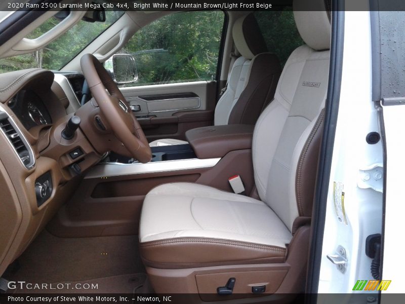  2020 2500 Laramie Mega Cab 4x4 Mountain Brown/Light Frost Beige Interior