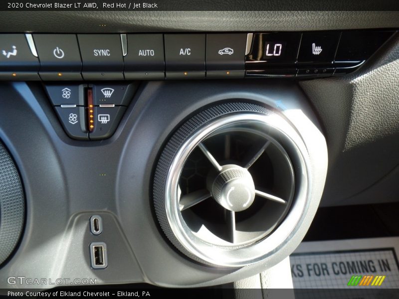 Red Hot / Jet Black 2020 Chevrolet Blazer LT AWD
