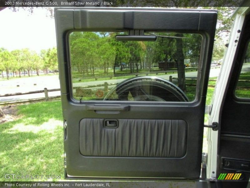 Brilliant Silver Metallic / Black 2002 Mercedes-Benz G 500