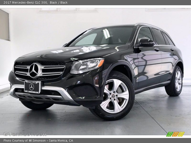 Black / Black 2017 Mercedes-Benz GLC 300