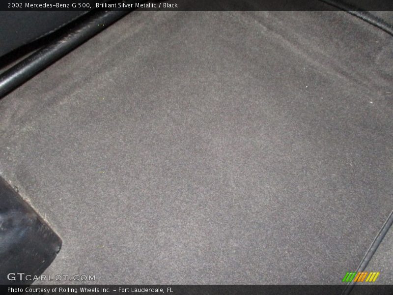 Brilliant Silver Metallic / Black 2002 Mercedes-Benz G 500