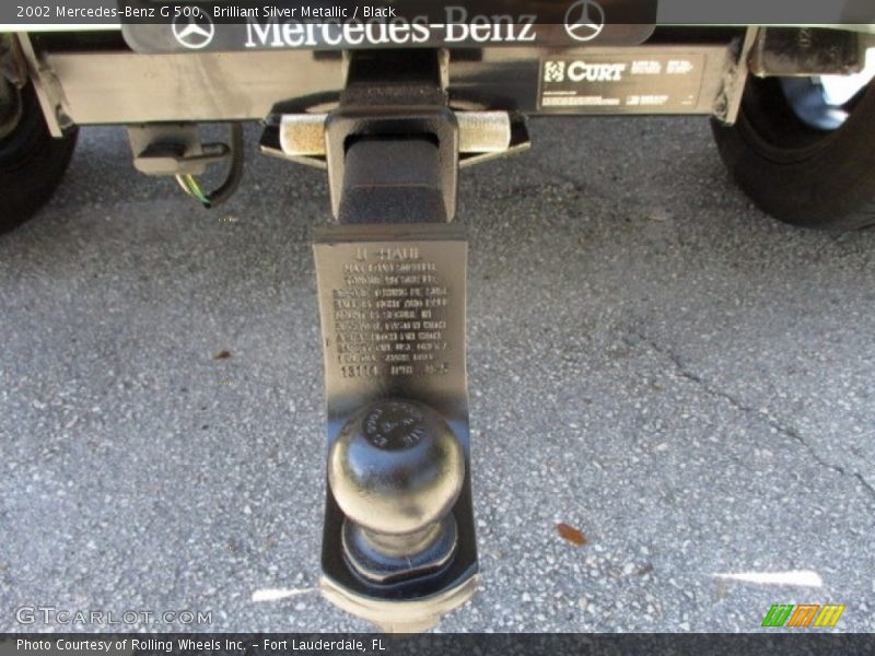 Brilliant Silver Metallic / Black 2002 Mercedes-Benz G 500