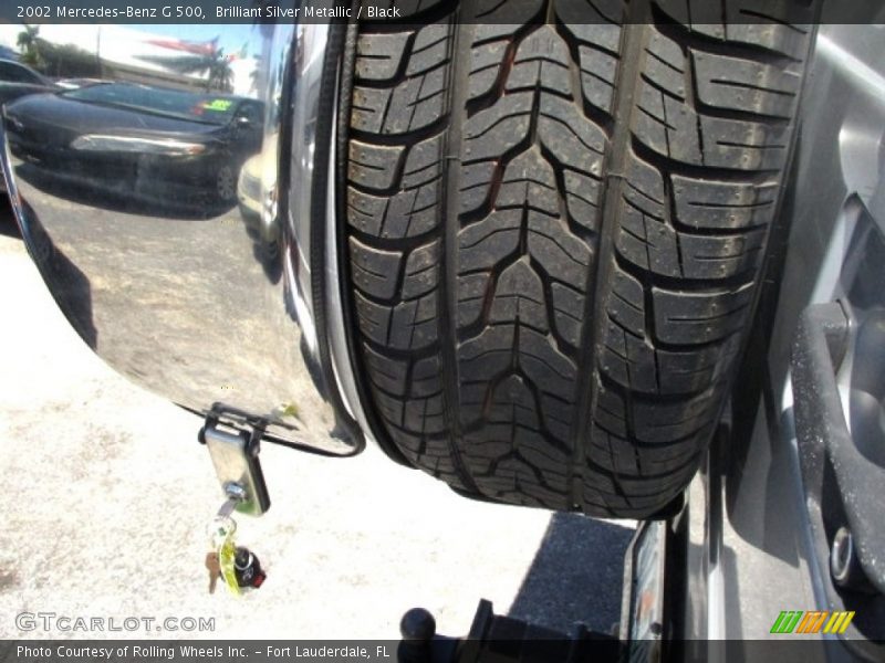 Brilliant Silver Metallic / Black 2002 Mercedes-Benz G 500