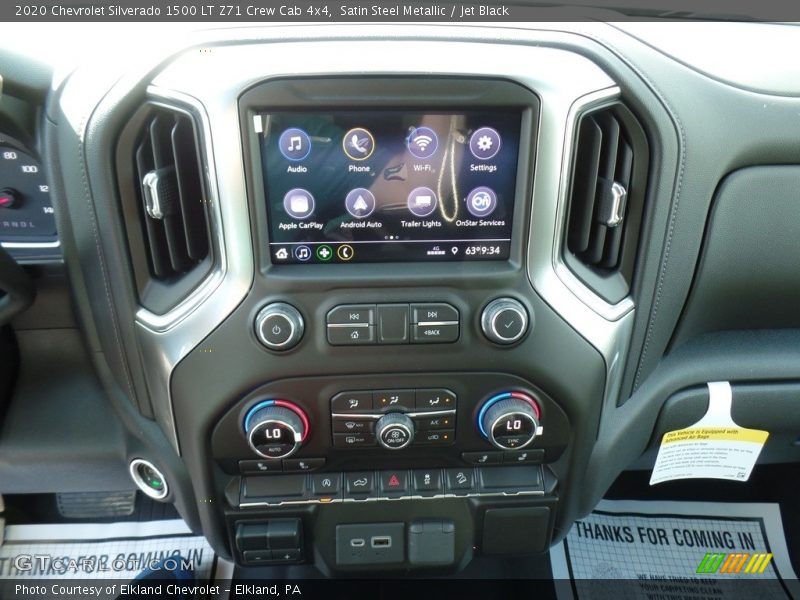 Controls of 2020 Silverado 1500 LT Z71 Crew Cab 4x4