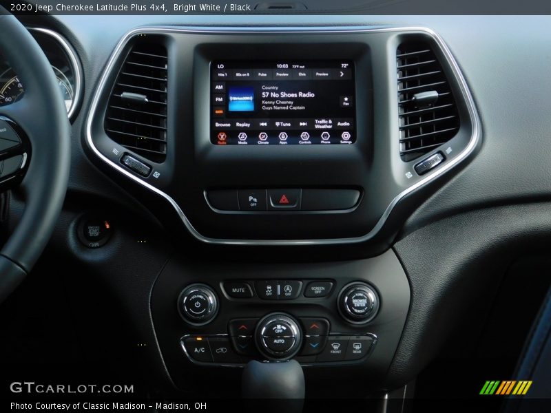 Bright White / Black 2020 Jeep Cherokee Latitude Plus 4x4