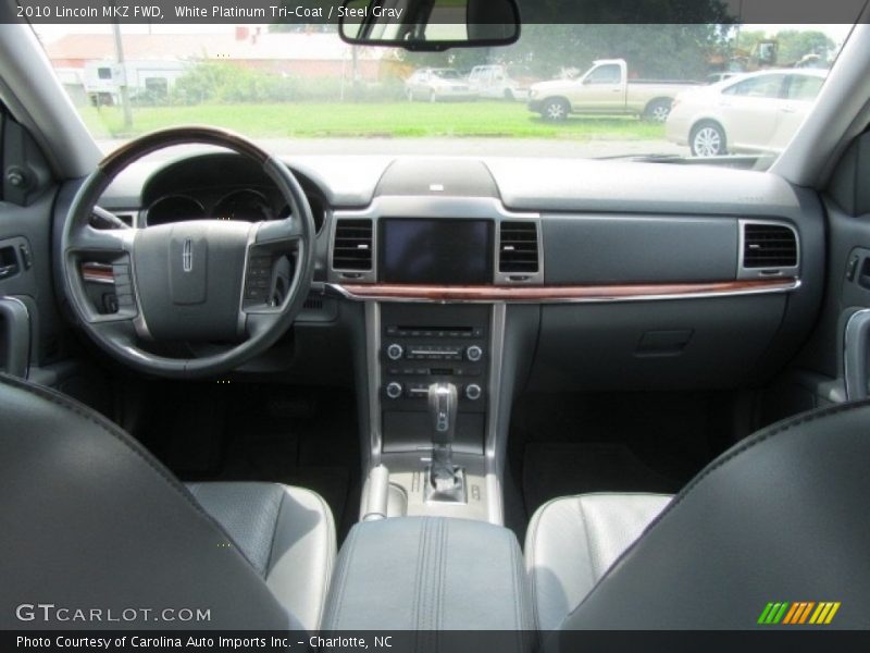 White Platinum Tri-Coat / Steel Gray 2010 Lincoln MKZ FWD