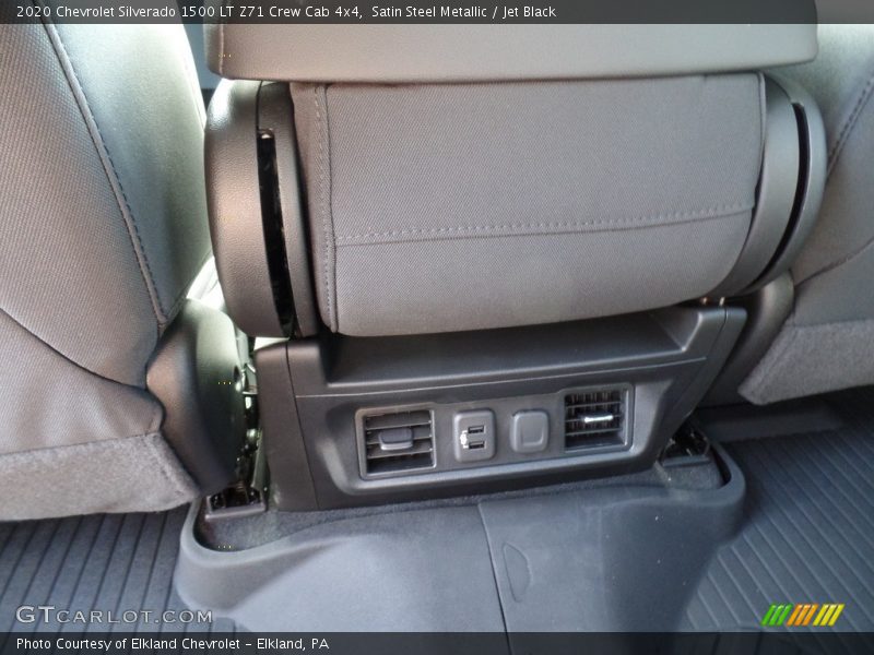 Satin Steel Metallic / Jet Black 2020 Chevrolet Silverado 1500 LT Z71 Crew Cab 4x4