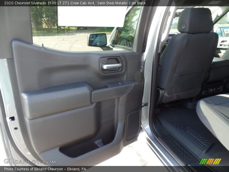 Satin Steel Metallic / Jet Black 2020 Chevrolet Silverado 1500 LT Z71 Crew Cab 4x4