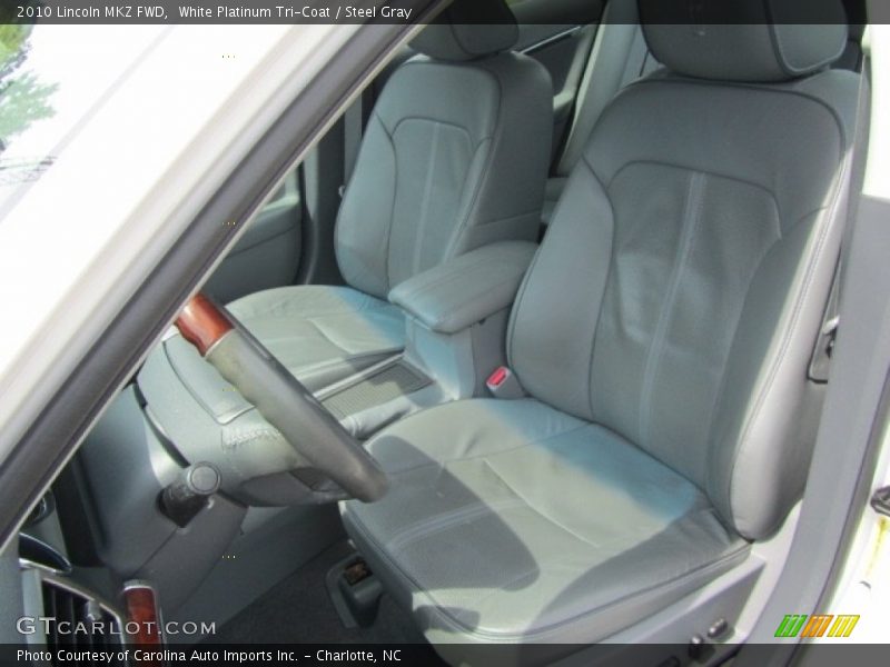 White Platinum Tri-Coat / Steel Gray 2010 Lincoln MKZ FWD