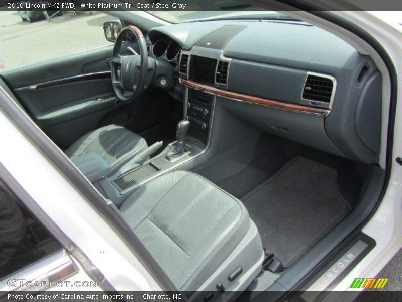 White Platinum Tri-Coat / Steel Gray 2010 Lincoln MKZ FWD