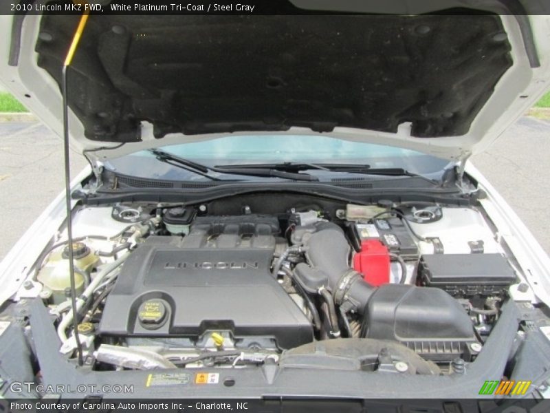 White Platinum Tri-Coat / Steel Gray 2010 Lincoln MKZ FWD