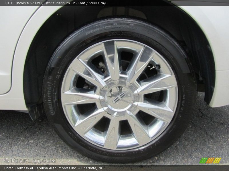 White Platinum Tri-Coat / Steel Gray 2010 Lincoln MKZ FWD