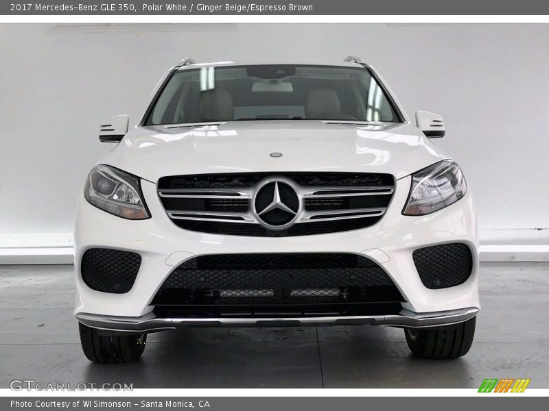 Polar White / Ginger Beige/Espresso Brown 2017 Mercedes-Benz GLE 350