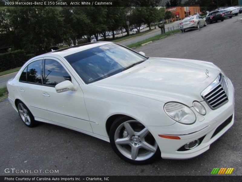 Arctic White / Cashmere 2009 Mercedes-Benz E 350 Sedan