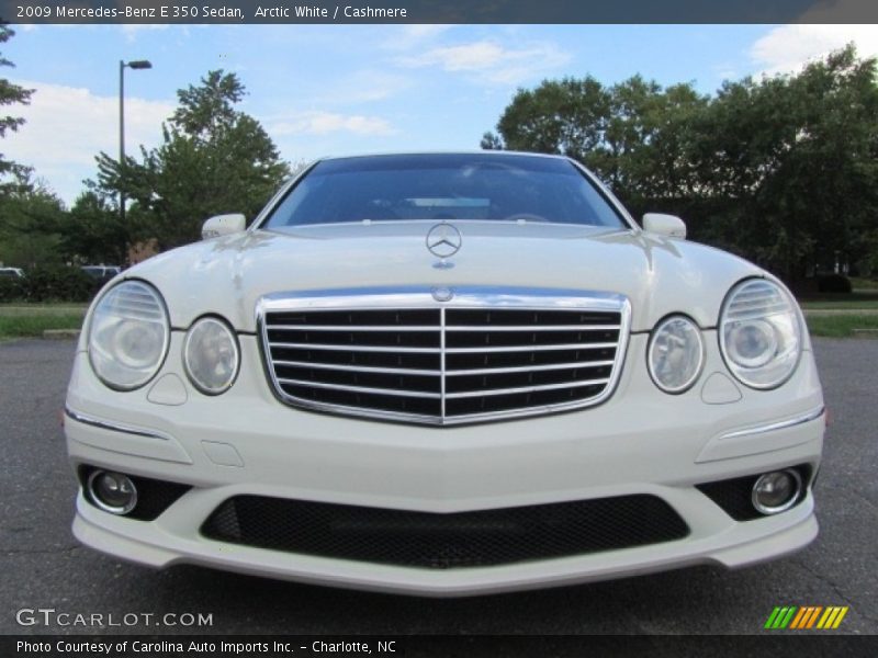 Arctic White / Cashmere 2009 Mercedes-Benz E 350 Sedan