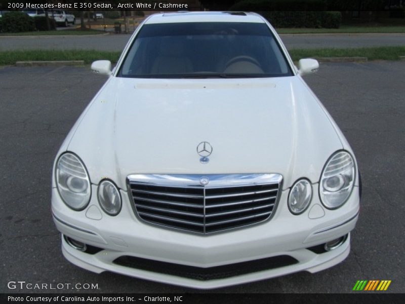 Arctic White / Cashmere 2009 Mercedes-Benz E 350 Sedan