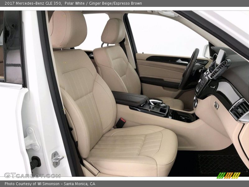 Polar White / Ginger Beige/Espresso Brown 2017 Mercedes-Benz GLE 350