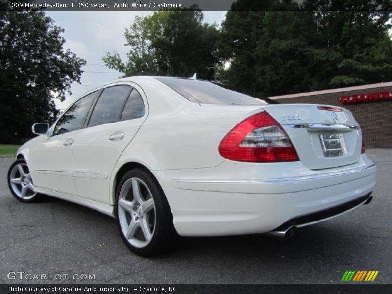 Arctic White / Cashmere 2009 Mercedes-Benz E 350 Sedan