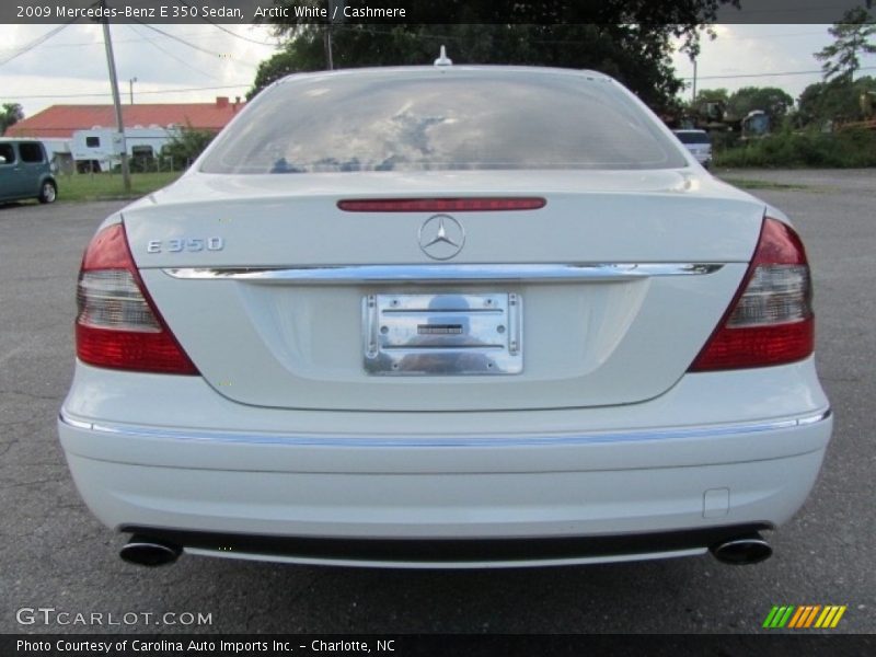 Arctic White / Cashmere 2009 Mercedes-Benz E 350 Sedan