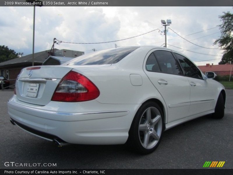 Arctic White / Cashmere 2009 Mercedes-Benz E 350 Sedan