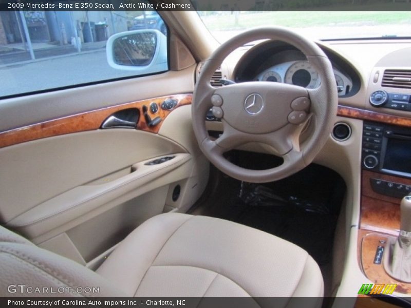 Arctic White / Cashmere 2009 Mercedes-Benz E 350 Sedan