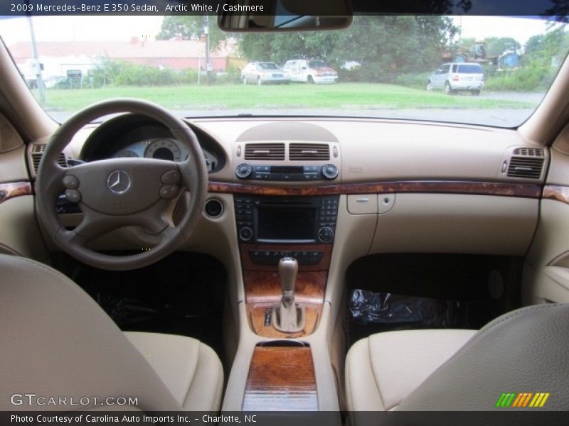 Arctic White / Cashmere 2009 Mercedes-Benz E 350 Sedan