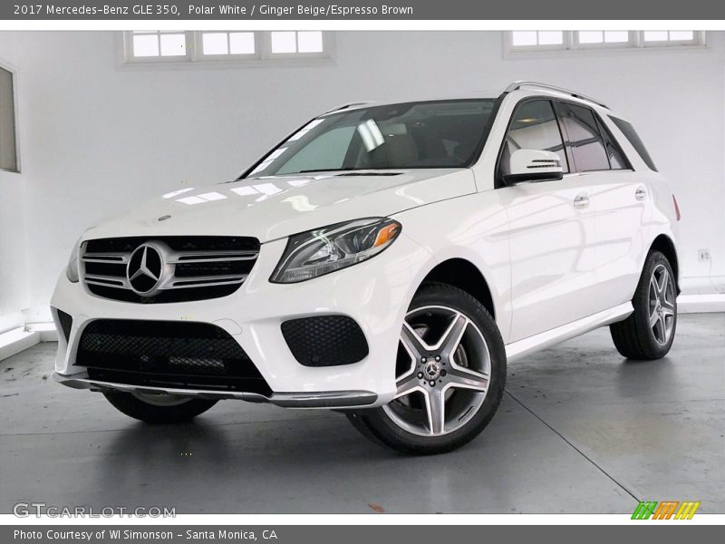 Polar White / Ginger Beige/Espresso Brown 2017 Mercedes-Benz GLE 350